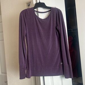 Gap Breathe Purple Long Sleeve Top